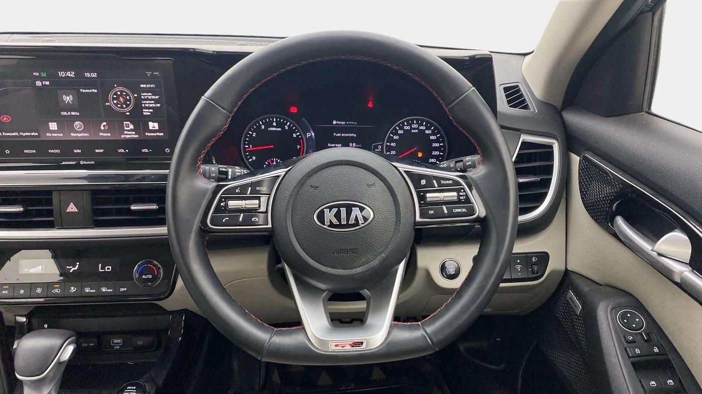 2020 KIA SELTOS GTX PLUS DCT 1.4 PETROL, Petrol, Automatic, 40,784 km, Steering Wheel Close Up