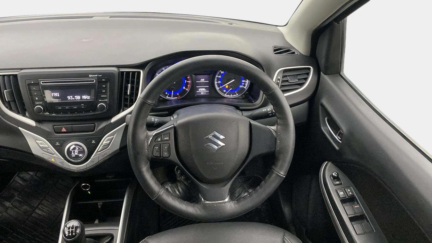 2018 Maruti Baleno DELTA PETROL 1.2, Petrol, Manual, 12,884 km, Steering Wheel Close Up