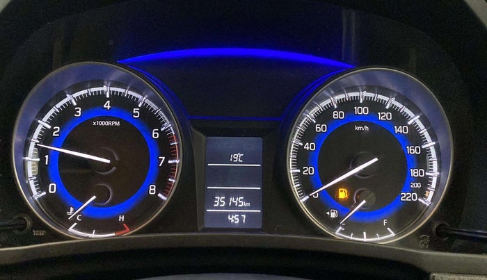 2019 Maruti Baleno DELTA PETROL 1.2, Petrol, Manual, 35,154 km, Odometer Image