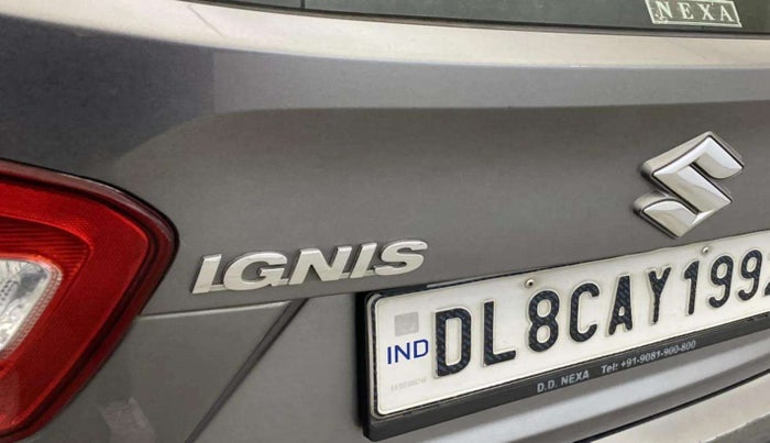 2019 Maruti IGNIS DELTA 1.2, Petrol, Manual, 56,219 km, Dicky (Boot door) - Minor scratches