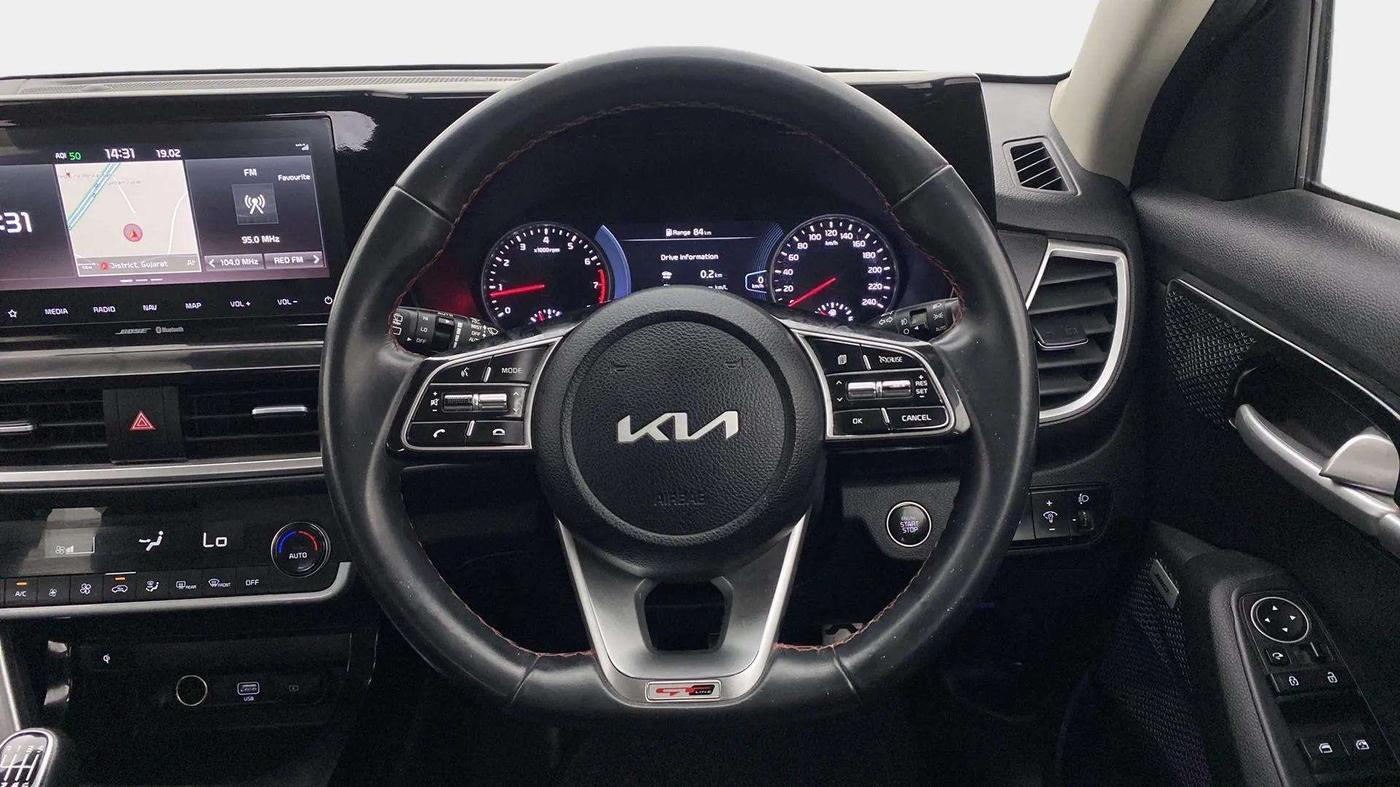 2022 KIA SELTOS GTX PLUS 1.4 PETROL, Petrol, Manual, 21,276 km, Steering Wheel Close Up