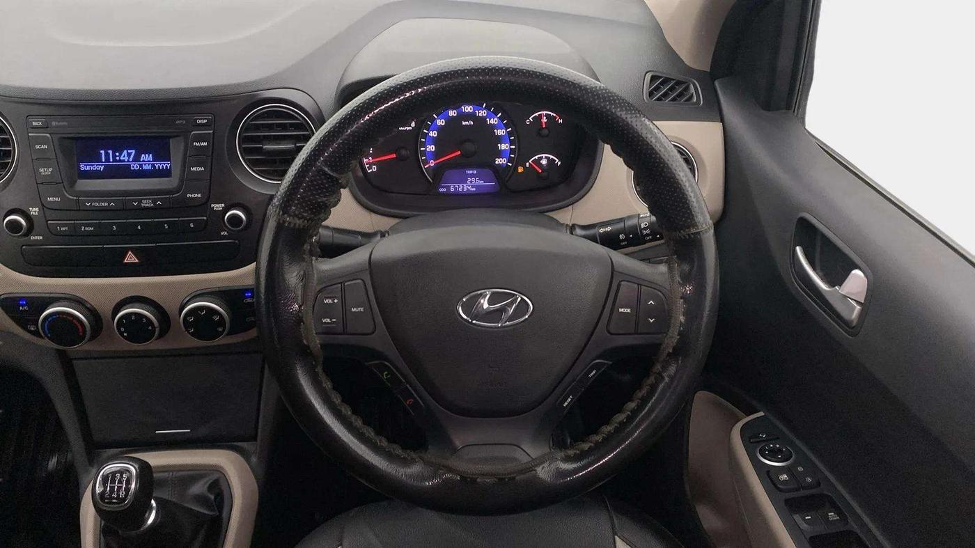 2016 Hyundai Xcent S 1.2, Petrol, Manual, 67,322 km, Steering Wheel Close Up