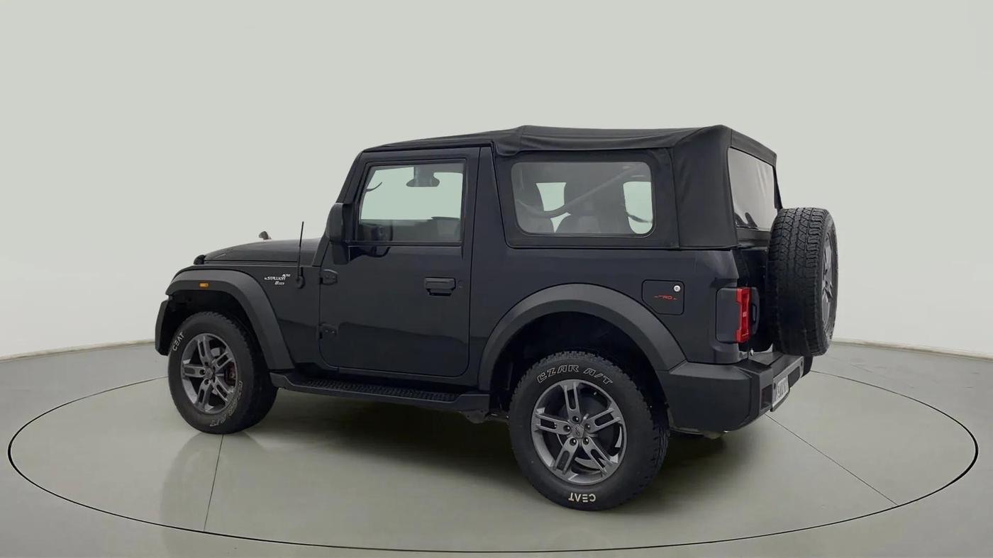 2022 Mahindra Thar LX  P 4WD AT CONVERTIBLE, Petrol, Automatic, 23,826 km, Left Back Diagonal