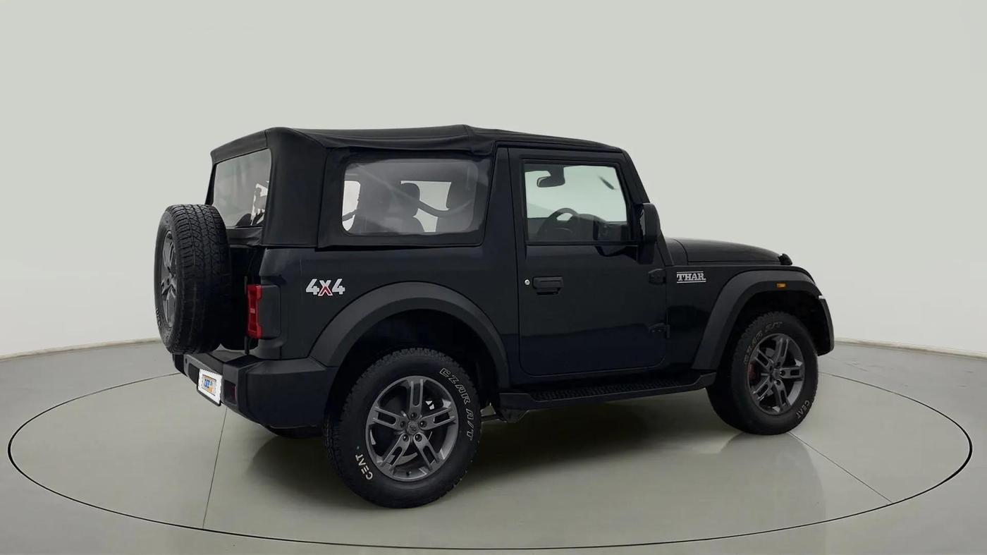 2022 Mahindra Thar LX  P 4WD AT CONVERTIBLE, Petrol, Automatic, 23,826 km, Right Back Diagonal