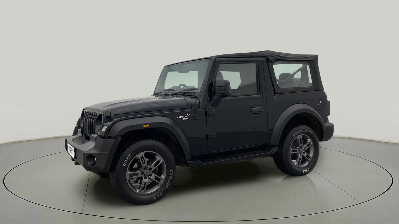 2022 Mahindra Thar LX  P 4WD AT CONVERTIBLE, Petrol, Automatic, 23,826 km, Left Front Diagonal