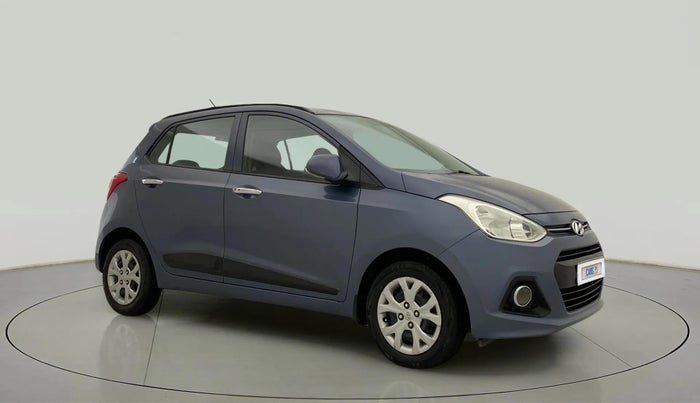 2014 Hyundai Grand i10 SPORTZ 1.2 KAPPA VTVT, Petrol, Manual, 72,560 km, Right Front Diagonal