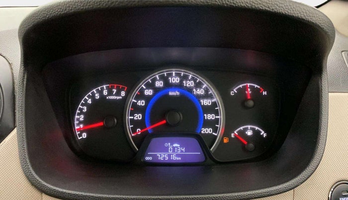 2014 Hyundai Grand i10 SPORTZ 1.2 KAPPA VTVT, Petrol, Manual, 72,560 km, Odometer Image