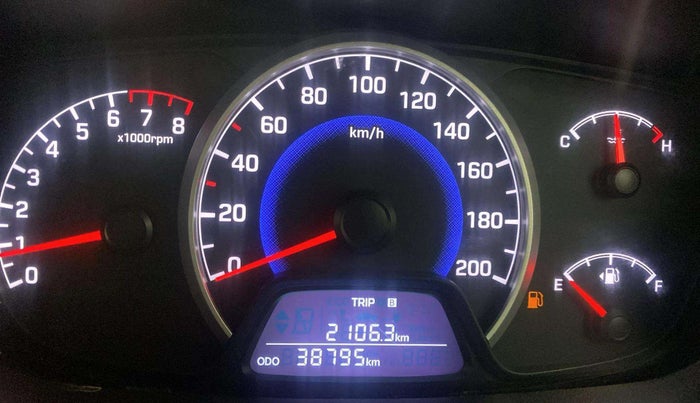 2017 Hyundai Grand i10 MAGNA 1.2 KAPPA VTVT, Petrol, Manual, 38,832 km, Odometer Image