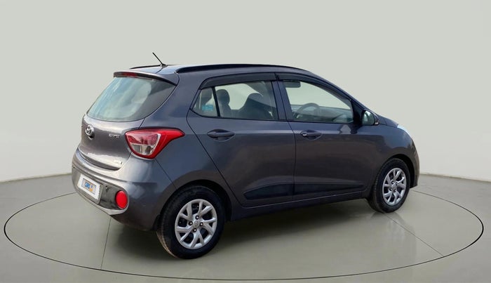 2017 Hyundai Grand i10 SPORTZ (O) 1.2 KAPPA VTVT, Petrol, Manual, 42,308 km, Right Back Diagonal