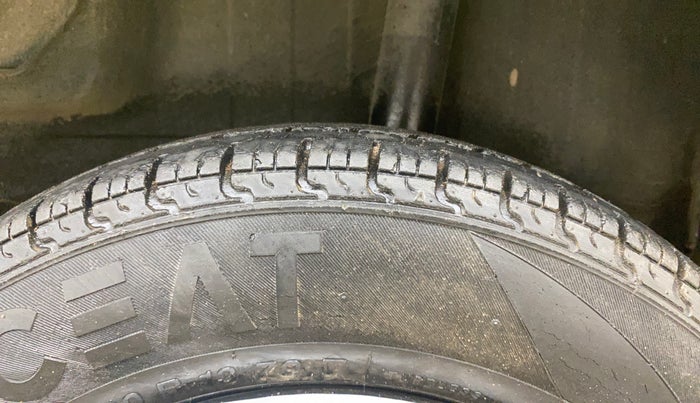 2018 Datsun Redi Go T(O) 1.0 AMT, Petrol, Automatic, 48,635 km, Left Rear Tyre Tread