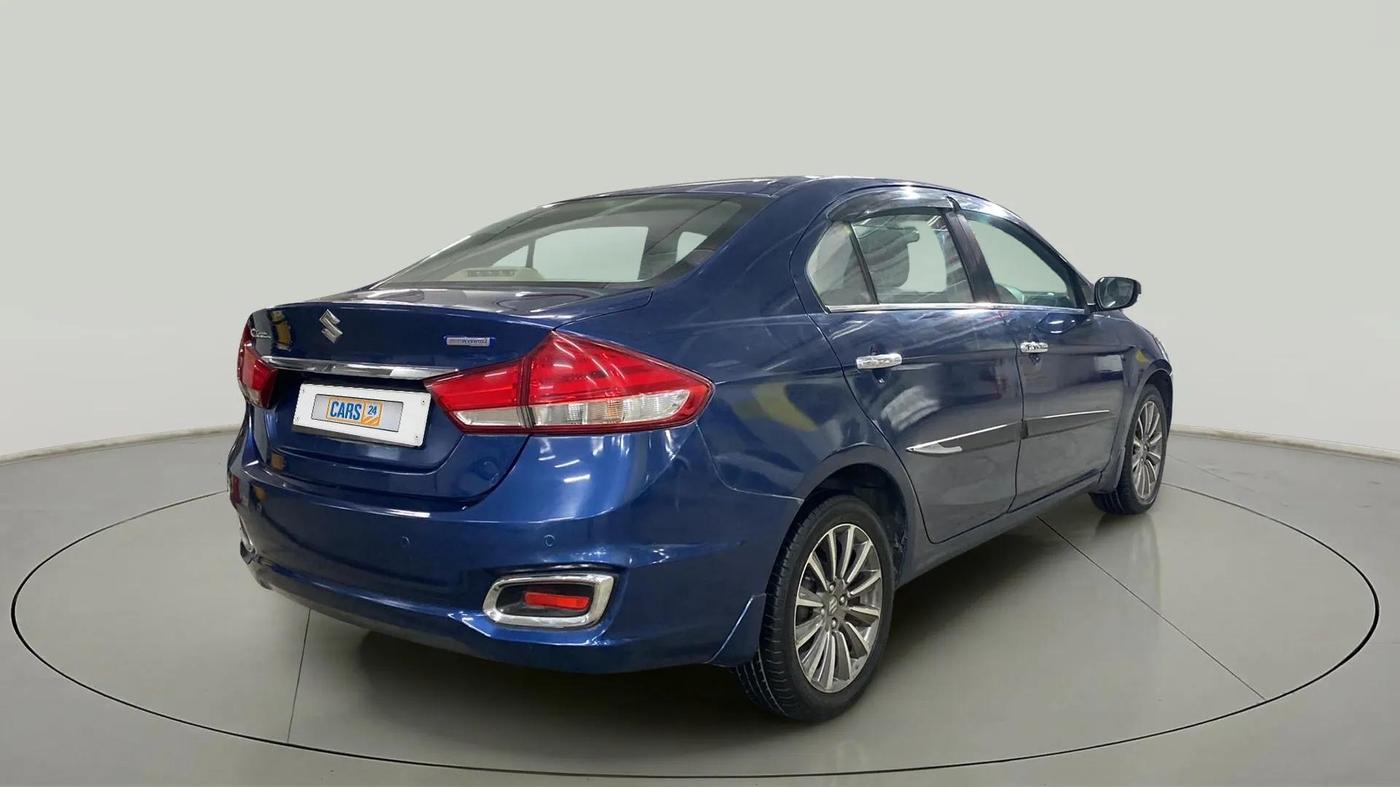 2019 Maruti Ciaz ALPHA  AT 1.5 SHVS PETROL, Petrol, Automatic, 99,521 km, Right Back Diagonal