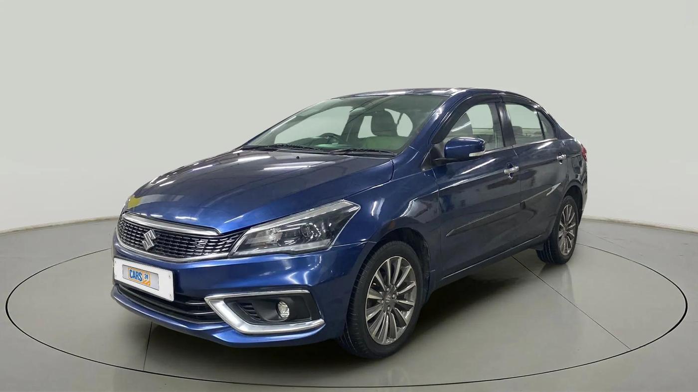 2019 Maruti Ciaz ALPHA  AT 1.5 SHVS PETROL, Petrol, Automatic, 99,521 km, Left Front Diagonal