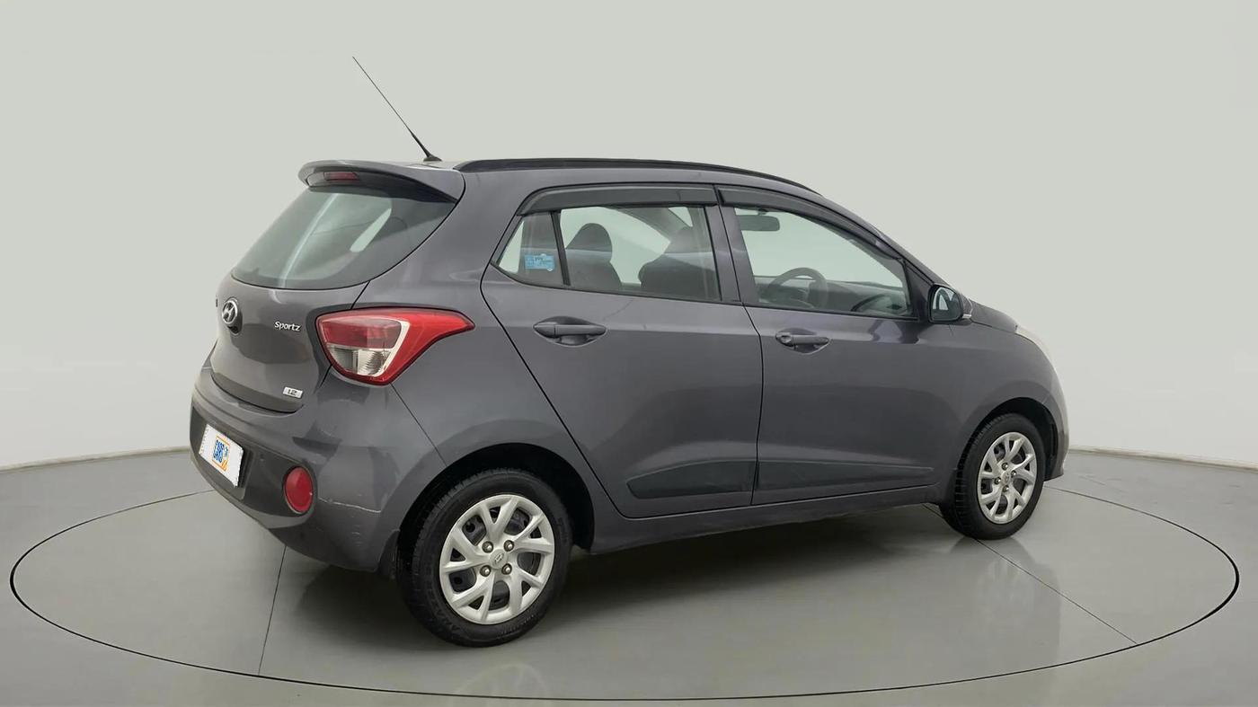 2019 Hyundai Grand i10 SPORTZ 1.2 KAPPA VTVT, Petrol, Manual, 33,564 km, Right Back Diagonal