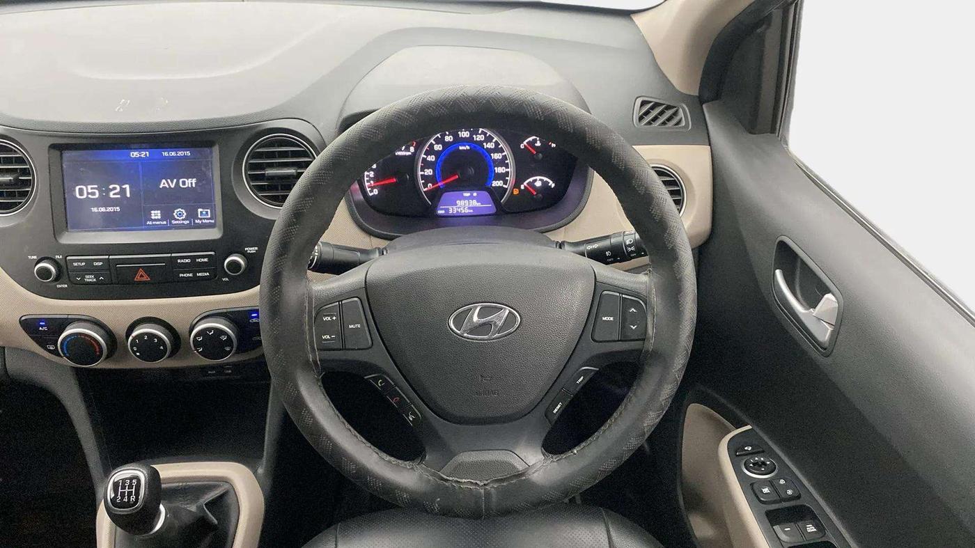2019 Hyundai Grand i10 SPORTZ 1.2 KAPPA VTVT, Petrol, Manual, 33,564 km, Steering Wheel Close Up