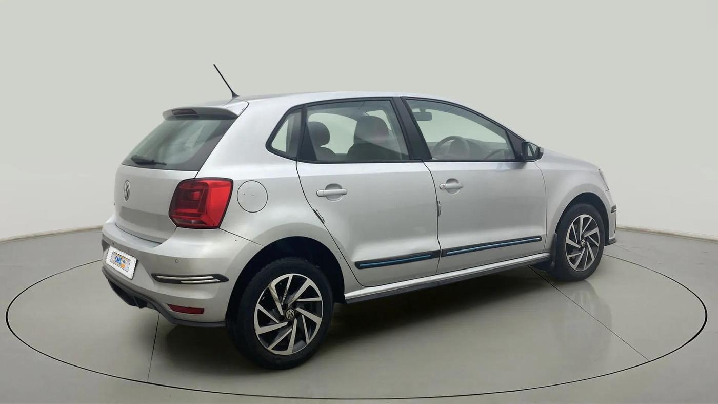 2022 Volkswagen Polo COMFORTLINE 1.0L TSI AT, Petrol, Automatic, 42,458 km, Right Back Diagonal