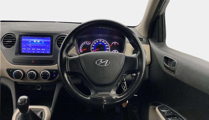 2018 Hyundai Grand i10 MAGNA 1.2 KAPPA VTVT, CNG, Manual, 49,841 km, Steering Wheel Close Up