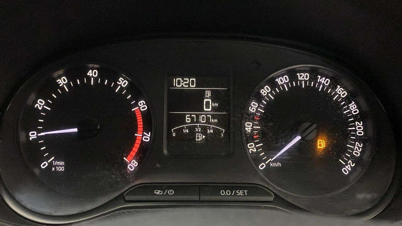 2021 Skoda Rapid 1.0 AMBITION TSI MT, Petrol, Manual, 67,365 km, Odometer Image