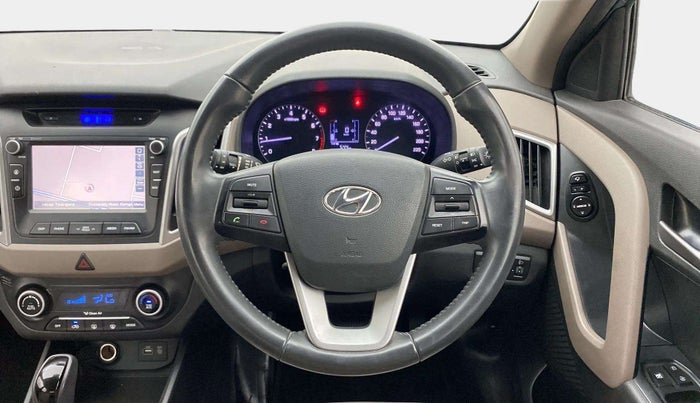 2018 Hyundai Creta SX PLUS AT 1.6 PETROL, Petrol, Automatic, 79,491 km, Steering Wheel Close Up