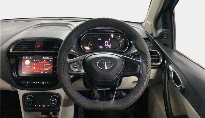 2022 Tata TIGOR XZ PLUS CNG, CNG, Manual, 51,725 km, Steering Wheel Close Up