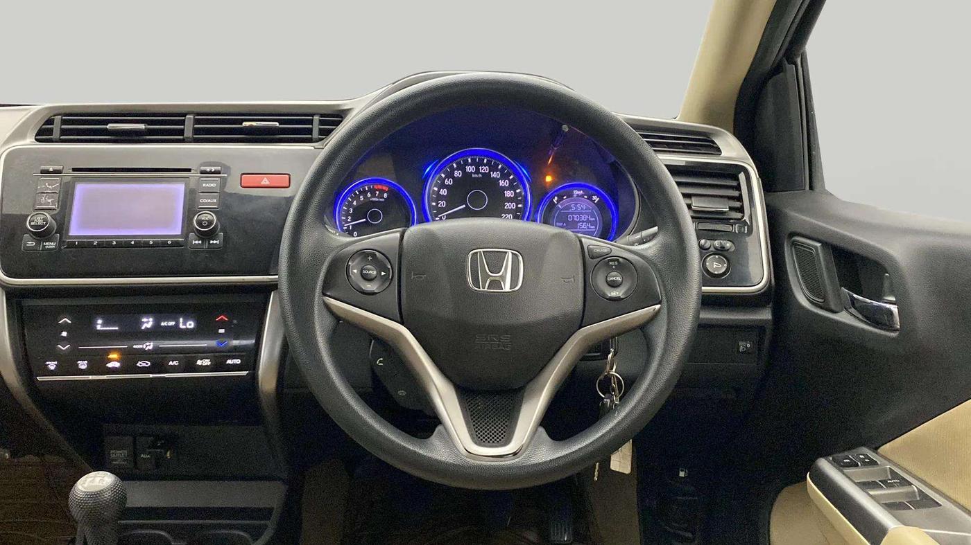 2014 Honda City 1.5L I-VTEC V MT, Petrol, Manual, 70,833 km, Steering Wheel Close Up