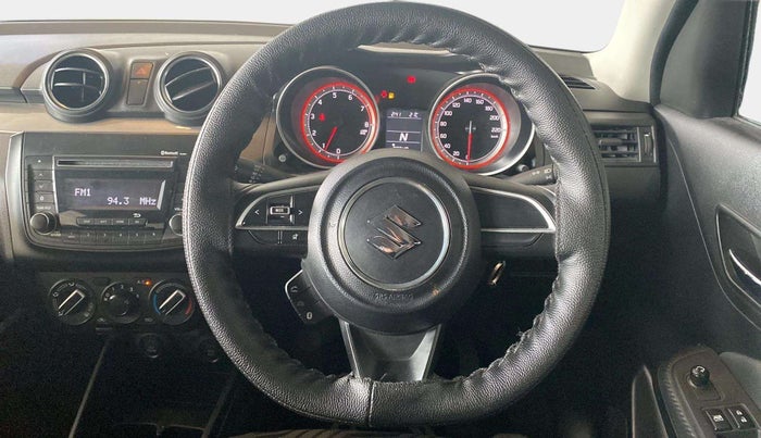 2019 Maruti Swift VXI AMT, Petrol, Automatic, 9,052 km, Steering Wheel Close Up