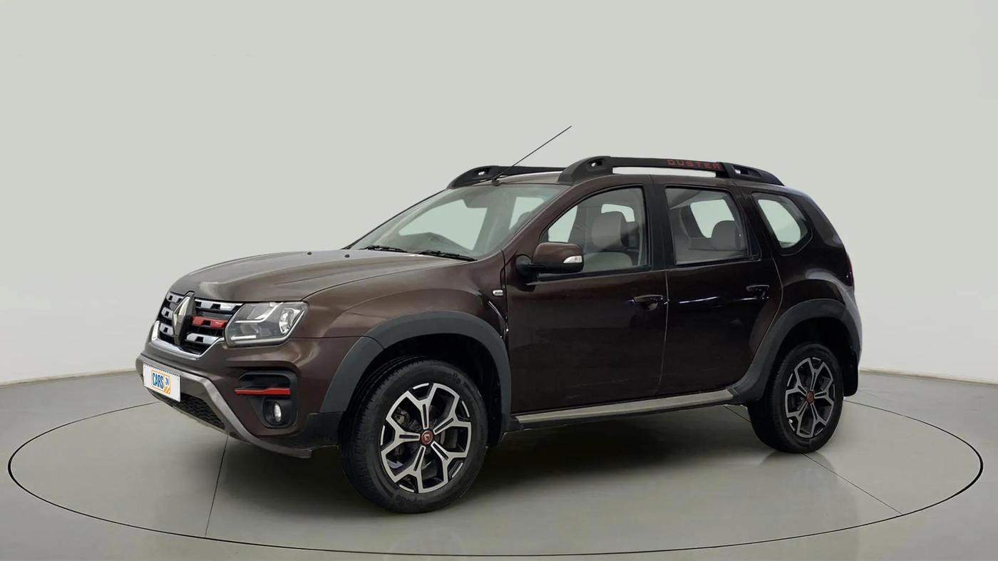 2020 Renault Duster RXZ 1.3 TURBO PETROL CVT, Petrol, Automatic, 33,098 km, Left Front Diagonal
