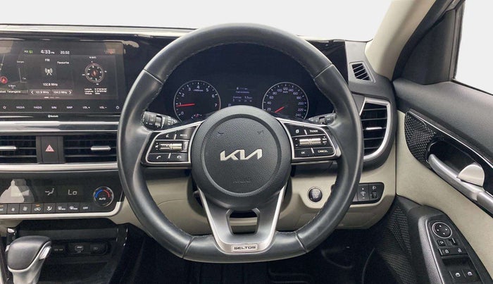 2021 KIA SELTOS HTX 1.5 CVT PETROL, Petrol, Automatic, 29,202 km, Steering Wheel Close Up