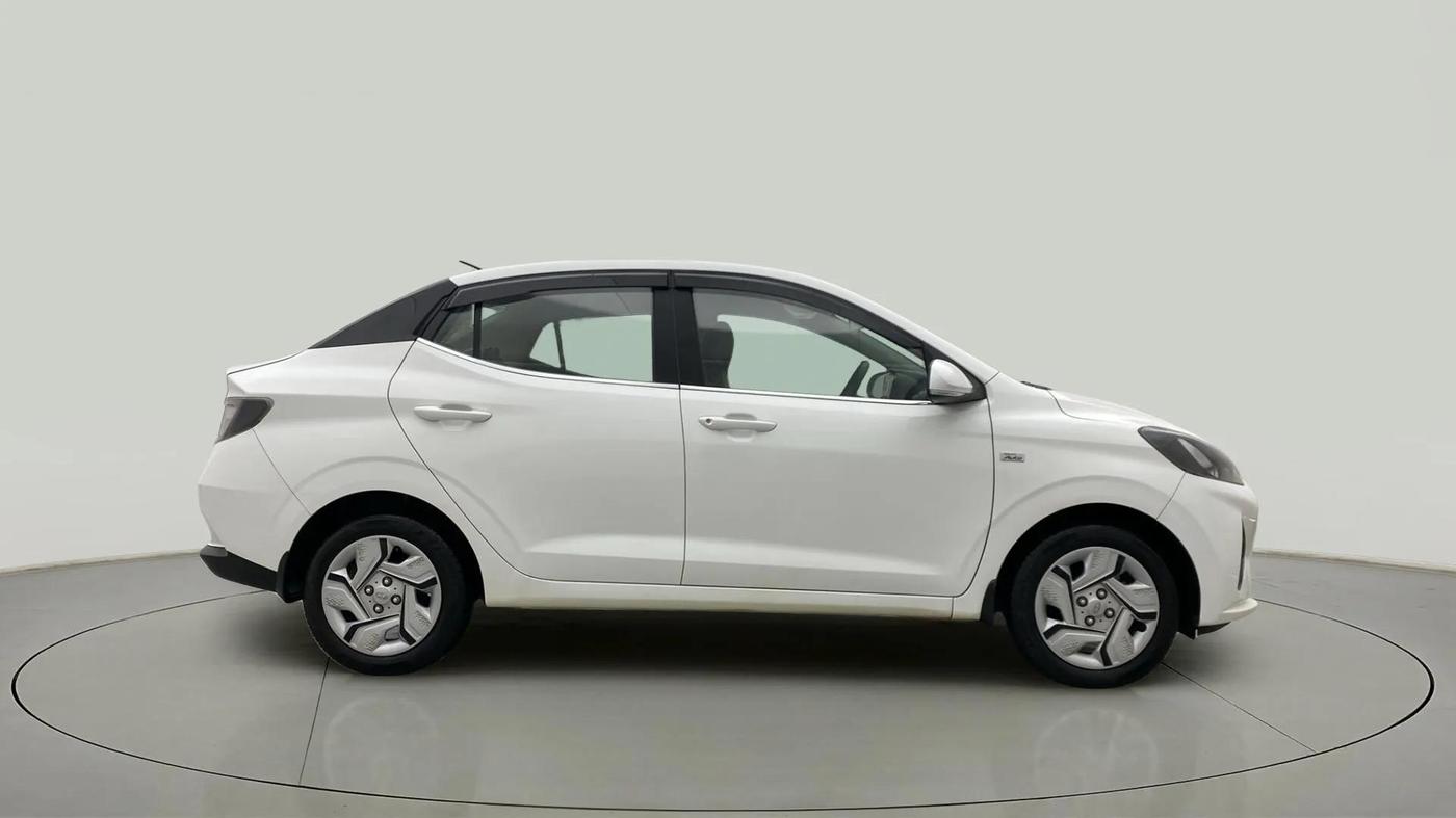 2021 Hyundai AURA S 1.2 AMT, Petrol, Automatic, 23,360 km, Right Side View