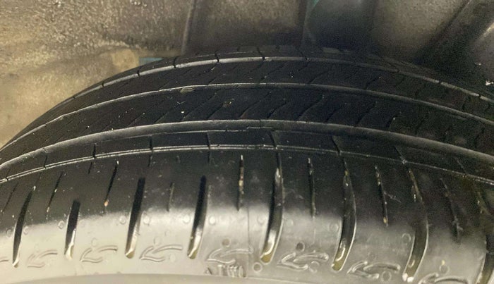 2021 Hyundai AURA S 1.2 AMT, Petrol, Automatic, 23,360 km, Left Rear Tyre Tread