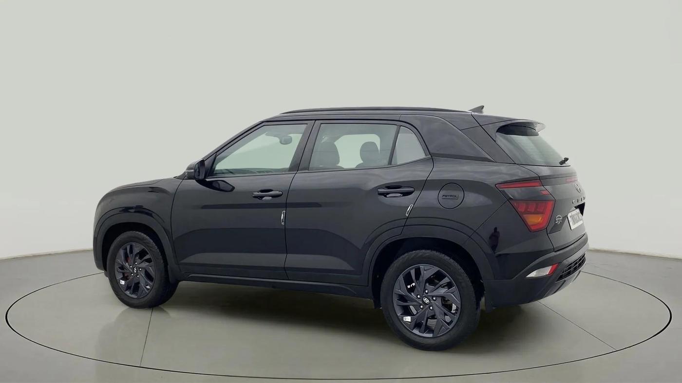 2022 Hyundai Creta SX (O) IVT KNIGHT 1.5 PETROL, Petrol, Automatic, 40,754 km, Left Back Diagonal