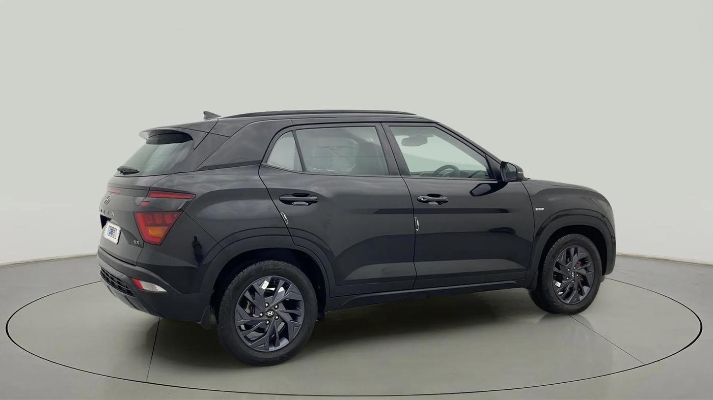 2022 Hyundai Creta SX (O) IVT KNIGHT 1.5 PETROL, Petrol, Automatic, 40,754 km, Right Back Diagonal
