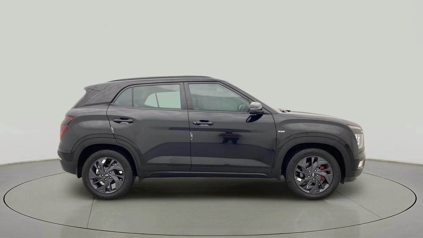 2022 Hyundai Creta SX (O) IVT KNIGHT 1.5 PETROL, Petrol, Automatic, 40,754 km, Right Side View