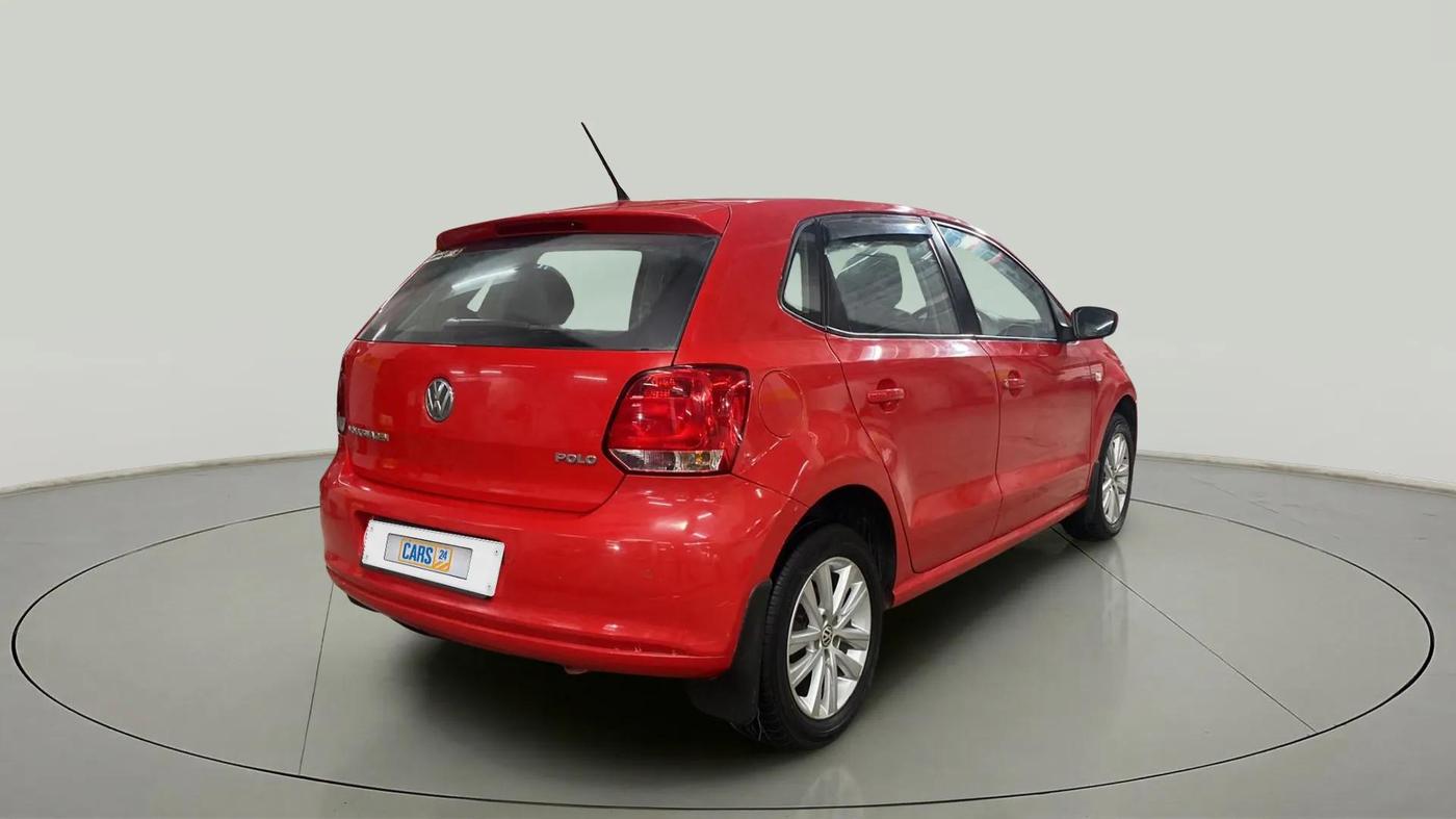 2014 Volkswagen Polo HIGHLINE1.2L, Petrol, Manual, 78,387 km, Right Back Diagonal