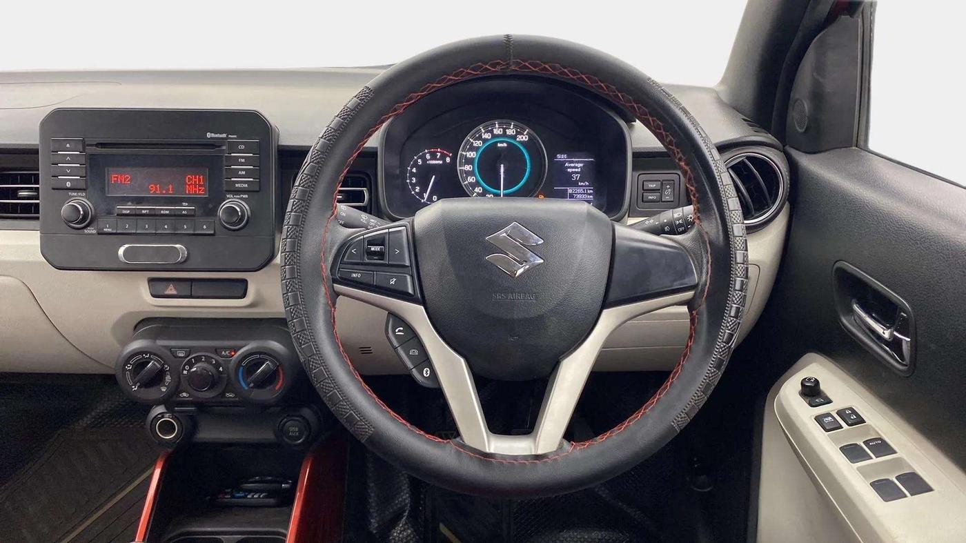 2017 Maruti IGNIS ZETA 1.2, Petrol, Manual, 74,245 km, Steering Wheel Close Up