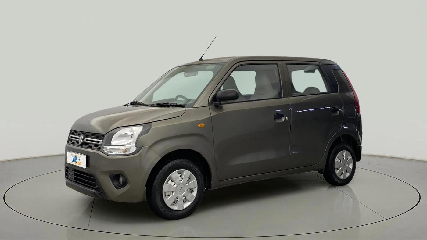 2019 Maruti New Wagon-R LXI CNG 1.0, CNG, Manual, 36,666 km, Left Front Diagonal