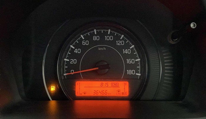 2019 Maruti New Wagon-R LXI CNG 1.0, CNG, Manual, 36,666 km, Odometer Image