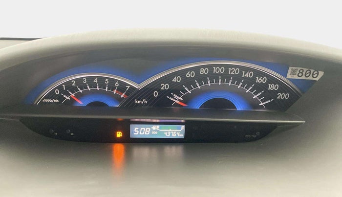 2016 Toyota Etios Liva V, Petrol, Manual, 43,739 km, Odometer Image