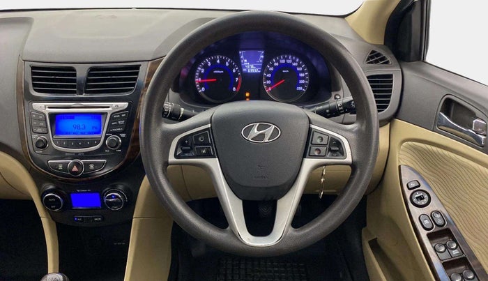 2014 Hyundai Verna FLUIDIC 1.4 VTVT CX, Petrol, Manual, 63,889 km, Steering Wheel Close Up