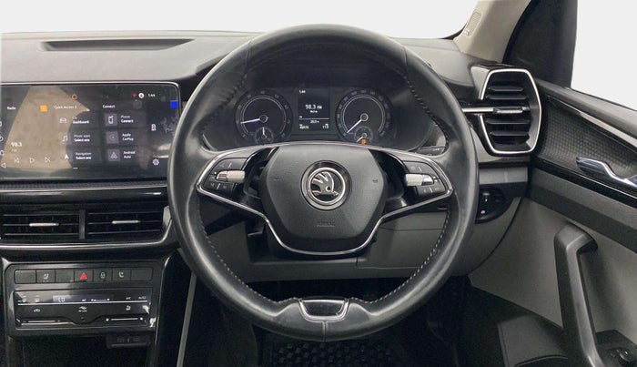 2022 Skoda KUSHAQ STYLE 1.0L TSI MT, Petrol, Manual, 48,976 km, Steering Wheel Close Up