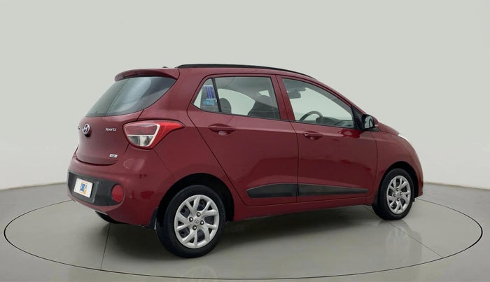 2017 Hyundai Grand i10 SPORTZ (O) 1.2 KAPPA VTVT, Petrol, Manual, 26,257 km, Right Back Diagonal