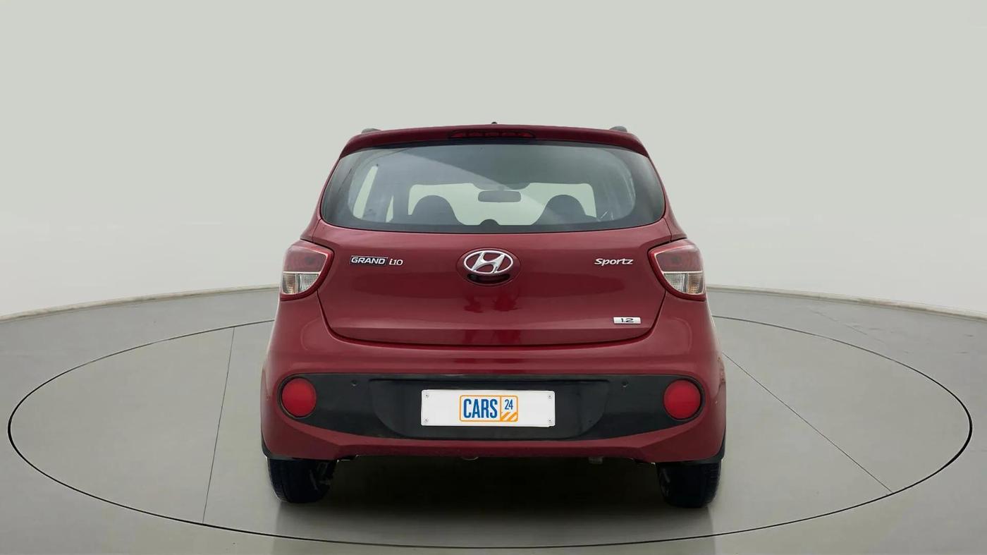 2017 Hyundai Grand i10 SPORTZ (O) 1.2 KAPPA VTVT, Petrol, Manual, 26,257 km, Back/Rear