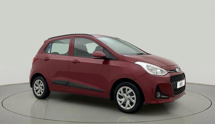 2017 Hyundai Grand i10 SPORTZ (O) 1.2 KAPPA VTVT, Petrol, Manual, 26,257 km, Right Front Diagonal