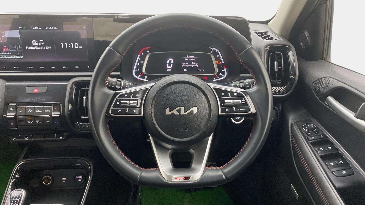 2022 KIA SONET GTX PLUS 1.5, Diesel, Manual, 77,760 km, Steering Wheel Close Up