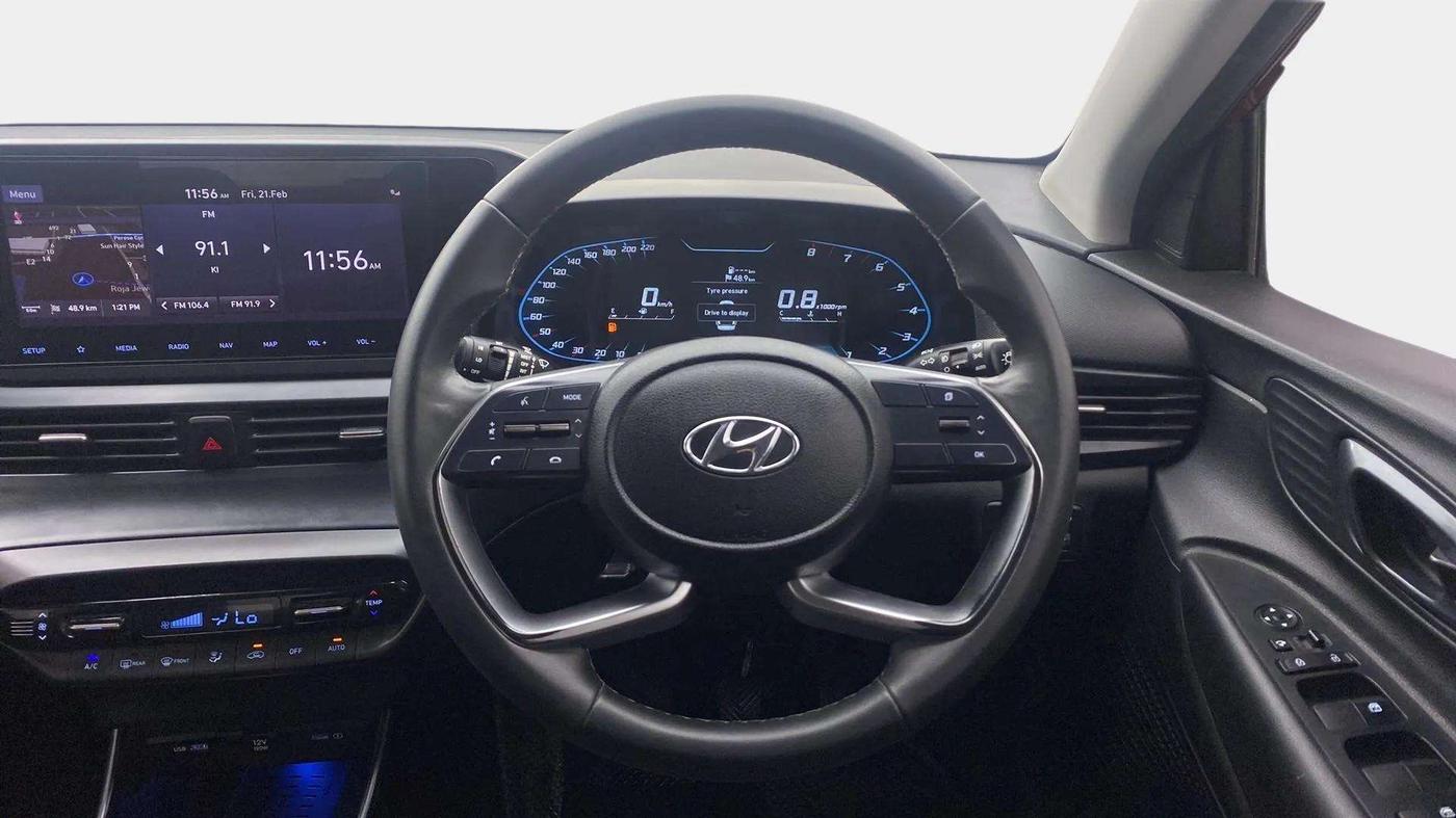 2021 Hyundai NEW I20 ASTA 1.2 MT, Petrol, Manual, 45,304 km, Steering Wheel Close Up