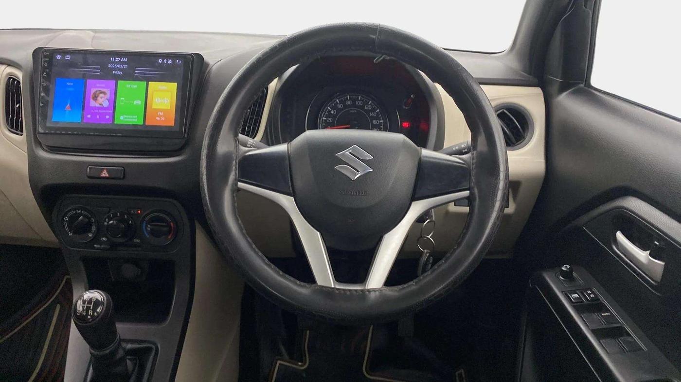 2022 Maruti New Wagon-R VXI 1.0, Petrol, Manual, 16,586 km, Steering Wheel Close Up