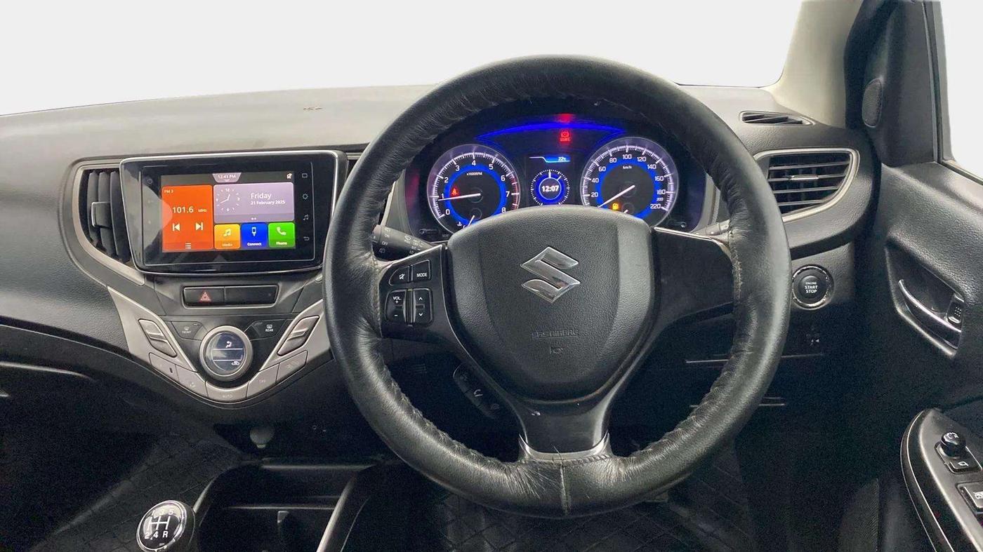 2021 Maruti Baleno ZETA PETROL 1.2, Petrol, Manual, 65,676 km, Steering Wheel Close Up