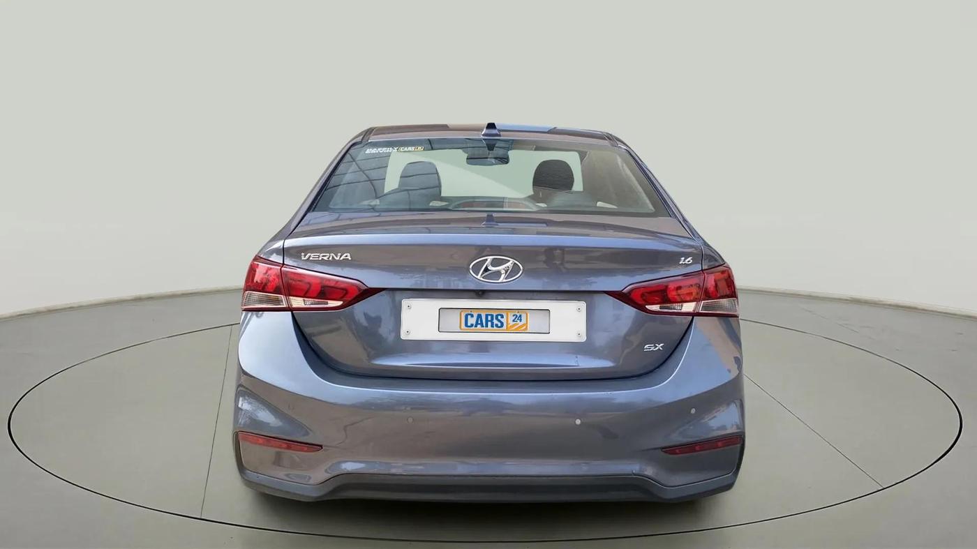 2019 Hyundai Verna 1.6 VTVT SX, Petrol, Manual, 68,447 km, Back/Rear