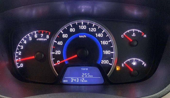 2016 Hyundai Grand i10 ASTA (O) 1.2 KAPPA VTVT, Petrol, Manual, 34,287 km, Odometer Image