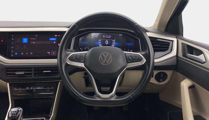 2023 Volkswagen VIRTUS TOPLINE TSI 1.0 MT, Petrol, Manual, 36,099 km, Steering Wheel Close Up