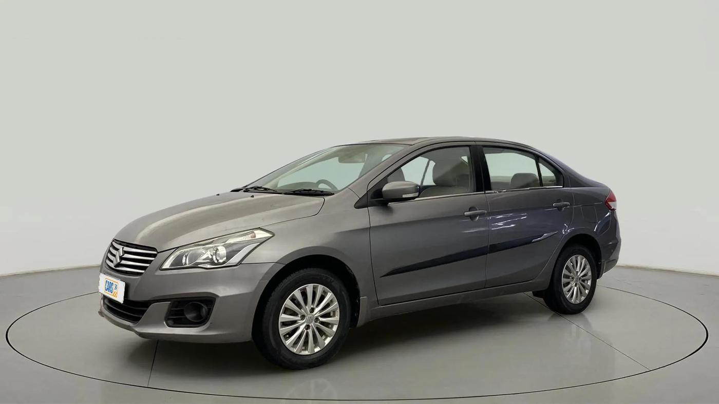 2017 Maruti Ciaz DELTA 1.4 MT PETROL, Petrol, Manual, 45,867 km, Left Front Diagonal